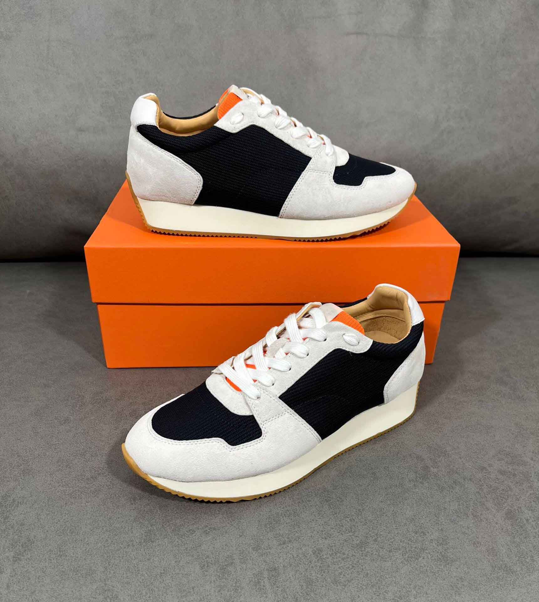 

2022s/s Escape Sneakers Shoes!! Men Women Technical Mesh Suede Goatskin Outdoor Trainers Chunky Sole Sports Luxury Designer Footwear, 17