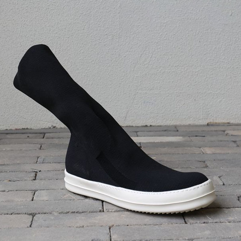 

Summer Man Fashion Boot Black Breathable Stretch Fabric Man Shoe P36FT50, Size information