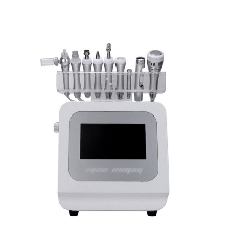 

9in1 H2O2 Oxygen Small Bubble Microcurrent Vacuum Dermabrasion Hydra Aqua Peeling Facial Beauty Machine