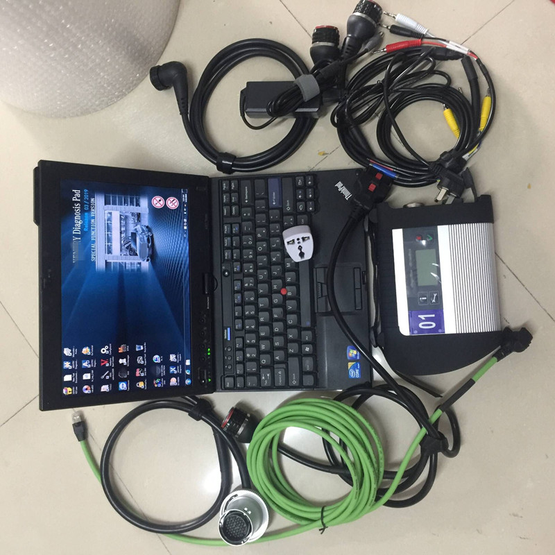 Meilleure qualité MB Star C4 ordinateur portable x220T plus récent logiciel V2023.09 Vediamo 5.01/DTS C4 SD Connect outil de Diagnostic de voitur