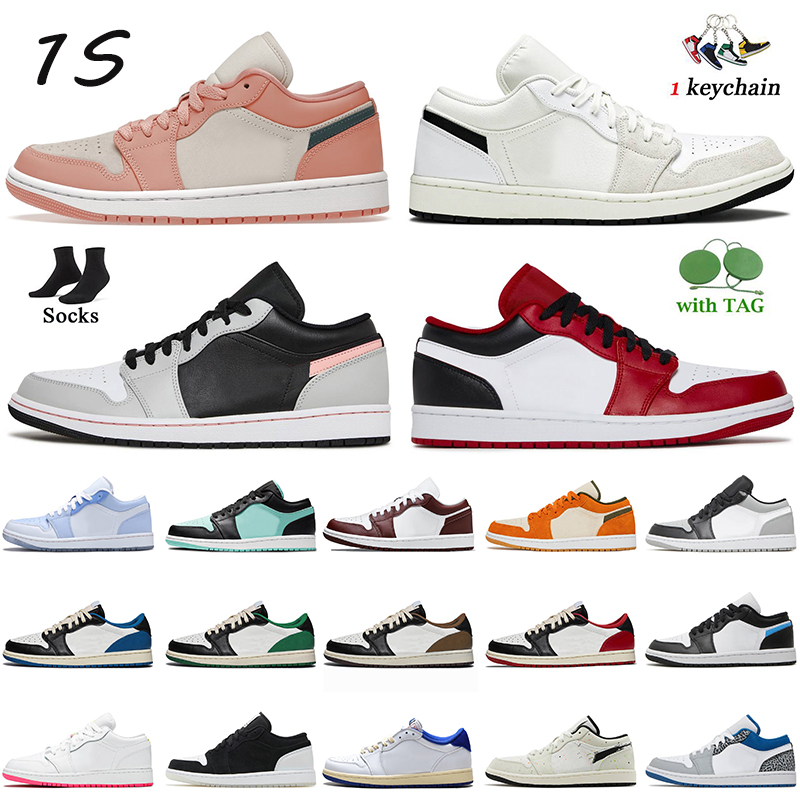 

Jumpman 1s Low Sport Basketball Shoes For Women Mens Jorden1s Reverse Black Toe Light Madder Root Grey Fog Astrograbber Jorda 1 Cactus Jack Sneakers Size 36-46 Trainer, B32 36-45 smoke grey elephant