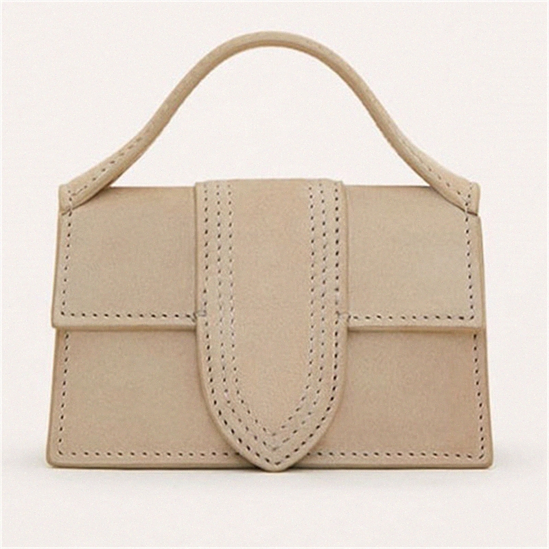 

Top women luxurys designer bags French minority design Jac bamnino One Shoulder Messenger portable mini cowhide small square women's handbags p9g2#