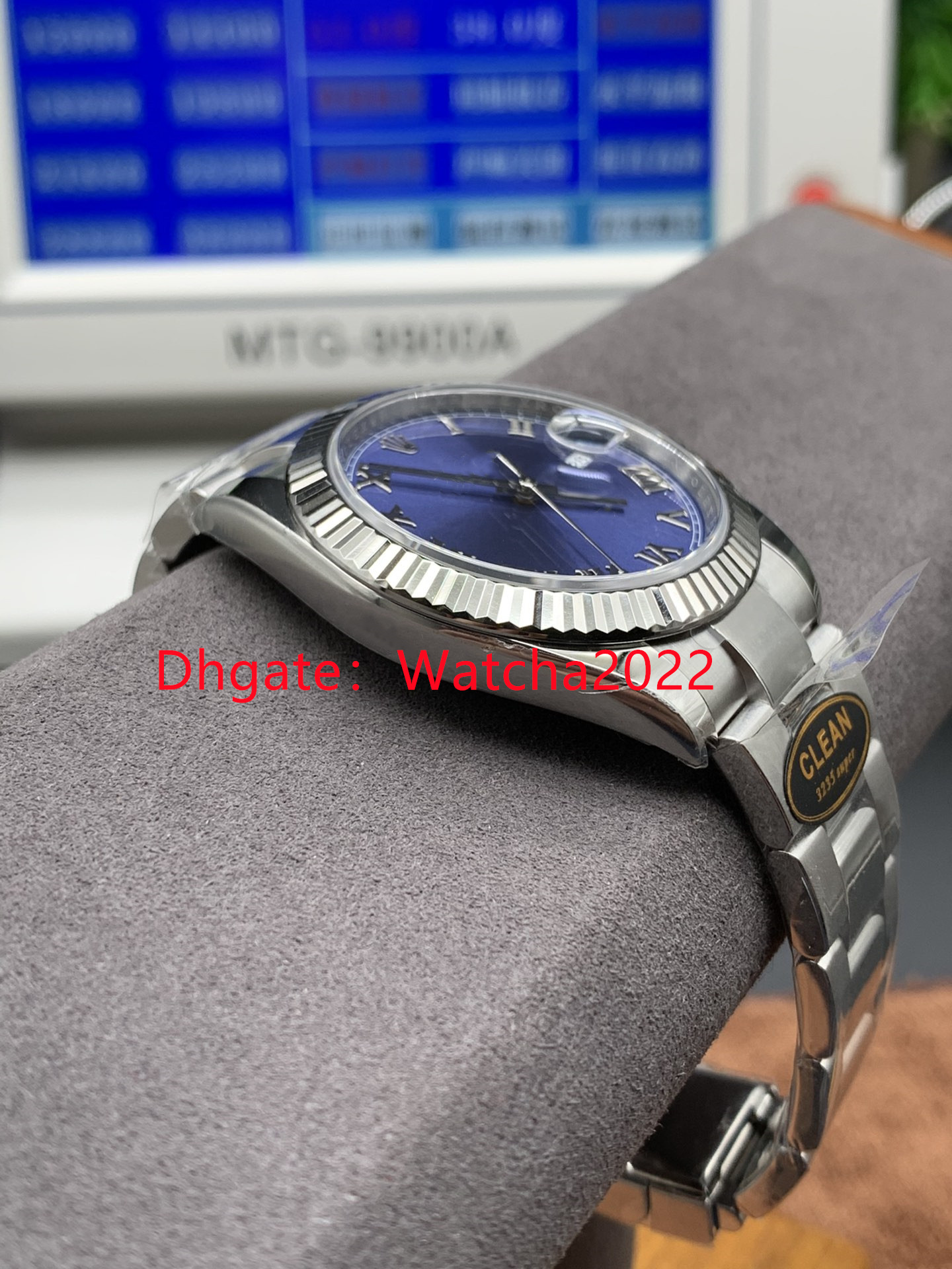 

Men's Watch Clean Factory Roman Numerals m126334 41mm Automatic Mechanical 904L Water Resistant Designer Watch With box and certificate