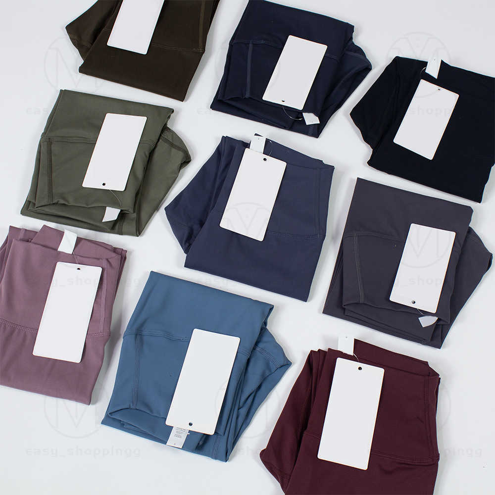 

womens yoga outfit solid color leggings pant high waist designers clothes aligns sexy legging yogas pants sports elastic fitness overall, 00