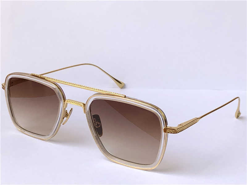 

fashion design man sunglasses 006 square frames vintage popula style uv 400 protective outdoor eyewear with case 69