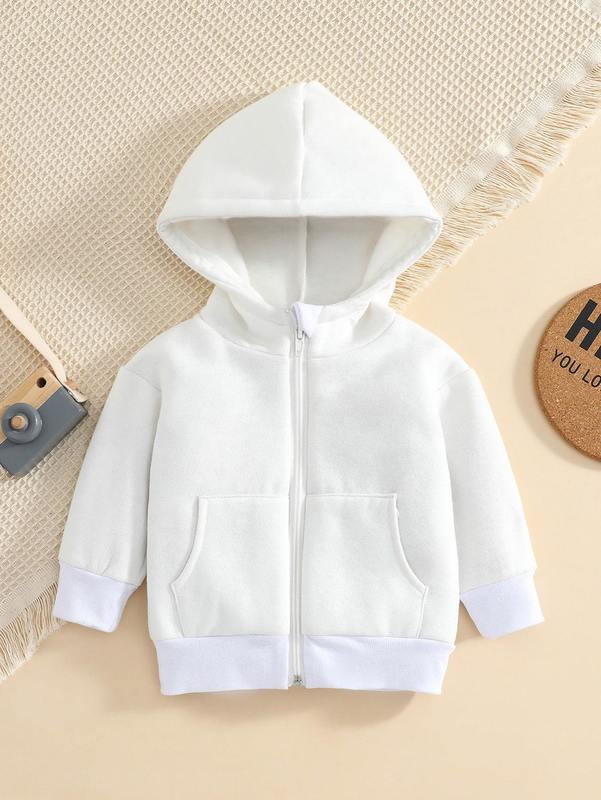 

Baby Zip Up Thermal Lined Hoodie SHE, White