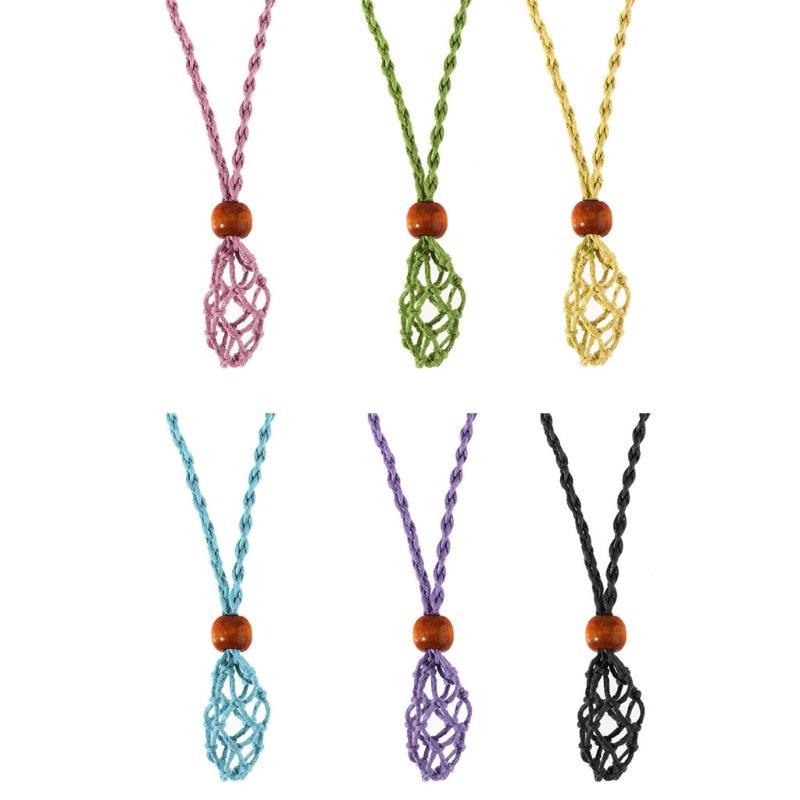 

Pendant Necklaces 1Pc Empty Stone Holder Necklace Replacement With Adjustable Length Making Accessories For DIY JewelryPendant
