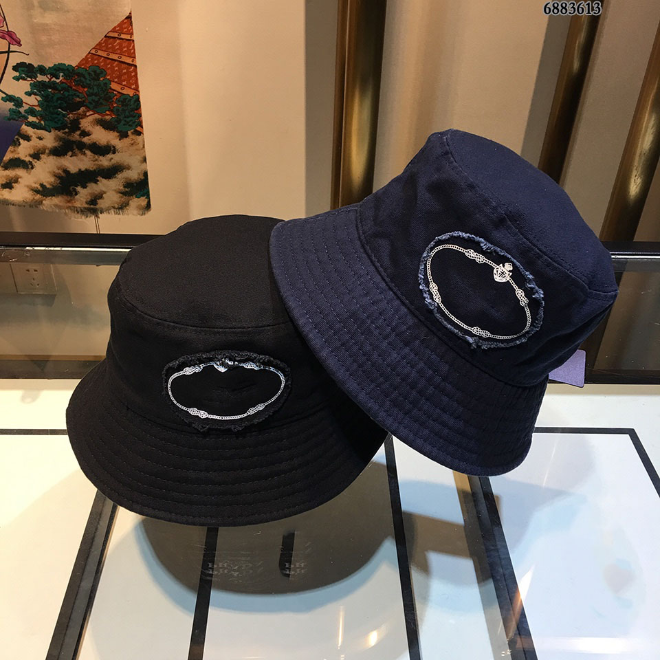

Luxury Designer Casquette Bucket Hats & Caps Cotton Casual Fashion Unisex triangle sign, Blue with logo
