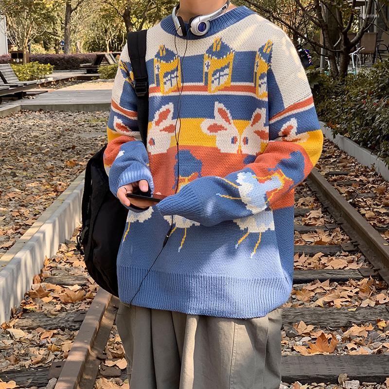 

Men' Sweaters -XXL Men' Crewneck Sweater Long Sleeve Oversize Pullover Men Streetwear Korean Fashion Clothing For Plus SizeMen' Olga, Red sweater for men