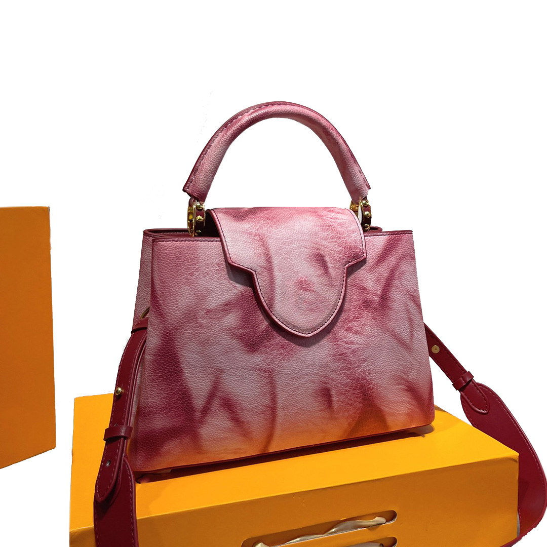 

Classic Capucines BB Totes Shoulder Bags France Brand High Quality Genuine Leather Old Flower Crossbody Bags Fashion Best-selling Handbags Luxury Designer Bag 27 CM, 02