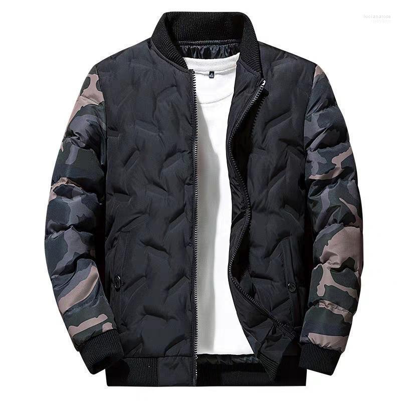

Men's Down & Parkas Mens Winter Jackets And Coats Outerwear Clothing 2022 Camouflage Bomber Jacket Windbreaker Thick Warm Male Military Luci, Cc106 armygreen