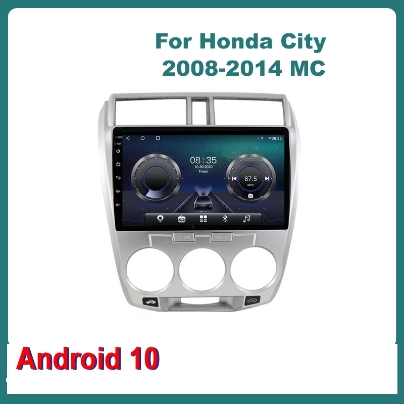 

9 Inch Android HD Touchscreen Car Radio Video GPS Navigation for Honda CITY 2008-2014 RHD Head Unit with Bluetooth WIFI