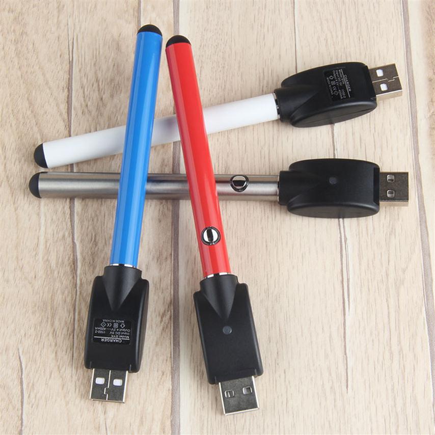 

510 Push Button kit Vape Pen Touch CE3 Battery Vaporizer O-pen Slim Pens 280mah Ecig Batteries Come With USB Charger For Cartridge2342, Multi