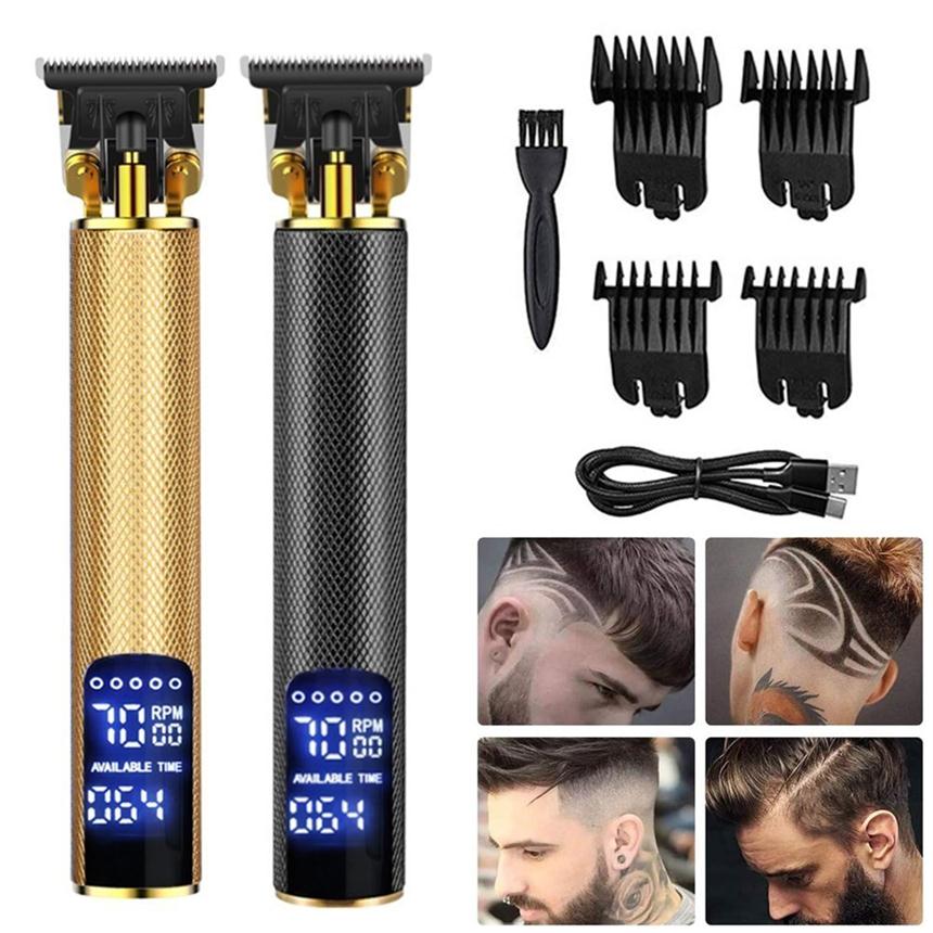 

Professional Shaver Barber Hair Clipper Rechargeable Electric T-Outliner Cutting Machine Beard Trimmer Razor for Men Cutter2660