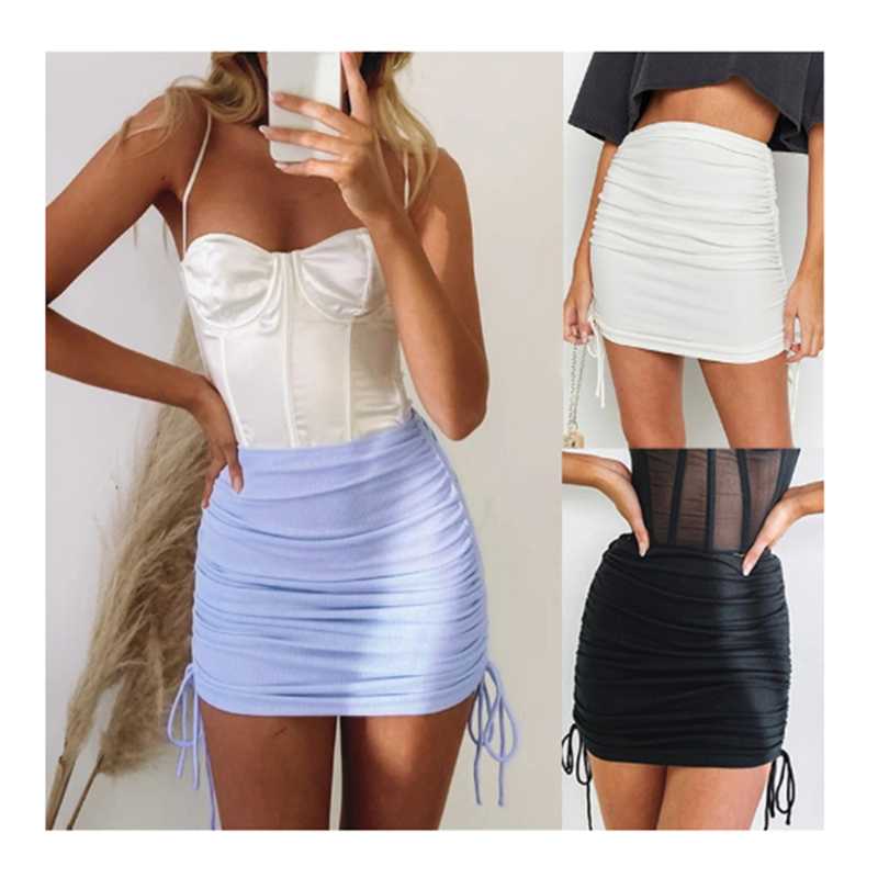 

Skirts Skirt Summer For Women Sexy Party Bandage Hips SkirtSkirts, Black