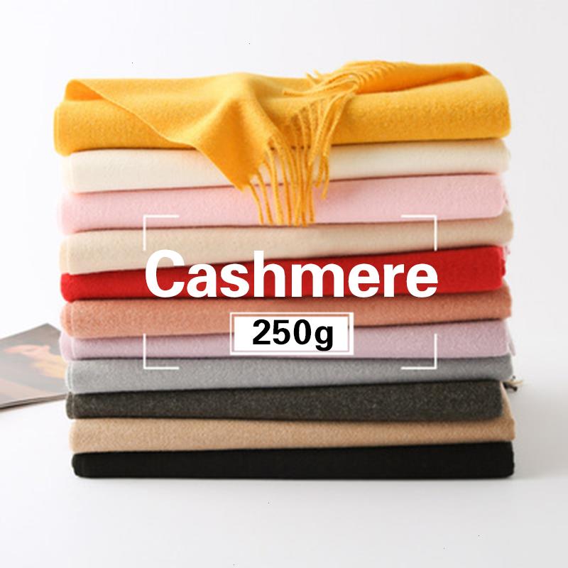 

Winter Cashmere Women Scarf Female Luxury Brand Scarves Lady Tassel Bandana Solid Shawl Wraps Foulard Tippet Pashmina