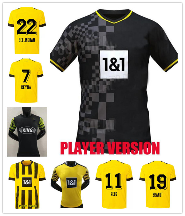 

HAALAND soccer jersey 22 23 football shirts REUS DORTMUND NEONGELB BELLINGHAM HUMMELS BRANDT REYNA men kids kit 110th special edition 2022 2023 player version