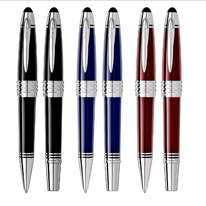 

Promotion Pen Great John Kennedy Luxury Dark Blue Metal Fountain Rollerball Ballpoint Pens Office School Classic With JFK Serial Number