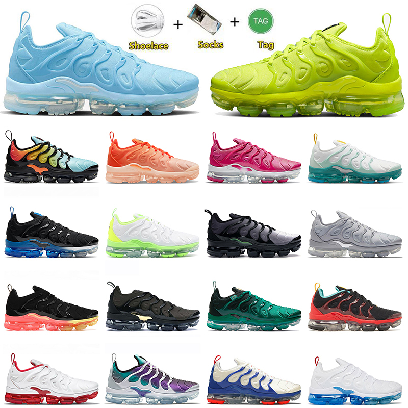 

5A-High quality tn plus atlanta running shoes men women University Blue Beige Triple Black White Tennis Ball Be Ture Cherry Trainers Fresh sports sneakers size 36-4, A#38 university gold 36-40