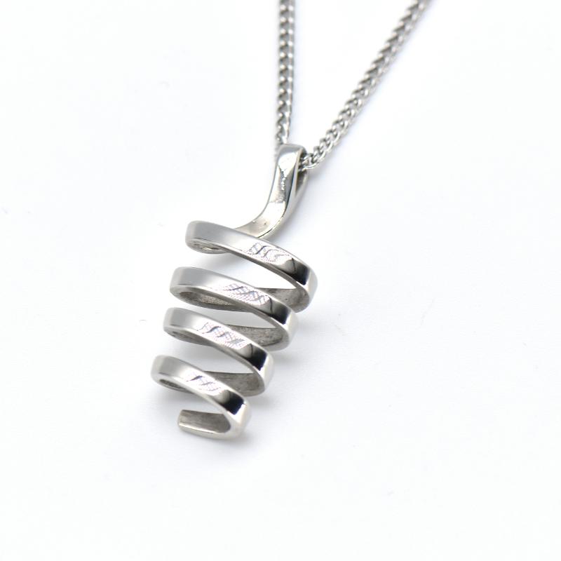 

Pendant Necklaces TENGTENGFIT Punk Style Stainless Steel Bone Shaped Chain Necklace For Men, Women
