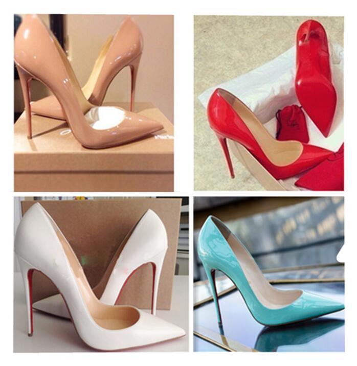 

Christians 2020 NEW Fashion Heels Rivets classic Red Bottoms Bottoms High Heels Black Silver Wedding Pumps Dress Womens Womens Shoes LAH