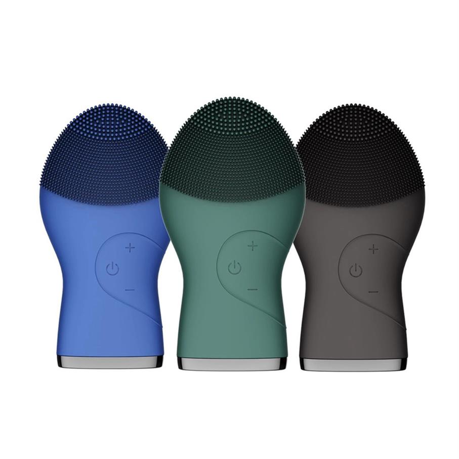 

Ultrasonic Silicone Face Clean Brush IPX7 Waterproof Electrical Facial Cleanser Skin Care Pores Cleansing and Massage Beauty Devic224g