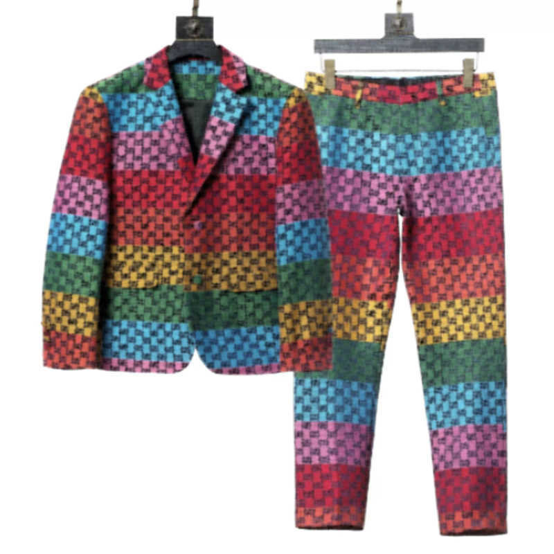 

Men's Suits Blazers Mens Fashion Designer Man Claic Casual floral print Luxury Jacket Brand Long Sleeve SlimSuit Coats2542 44ZX