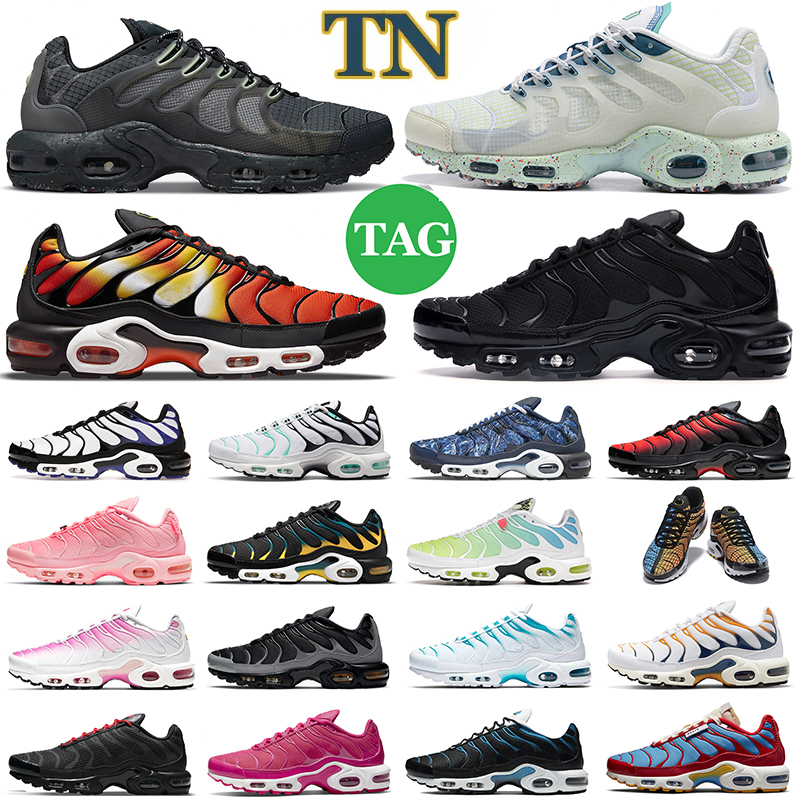 

tn terrascape plus running shoes tns Hyper Blue Jade Greedy Red Gradients Hot Pink Camo Black Royal Women Mens Trainers Sports Sneakers, 40-46 black reflective