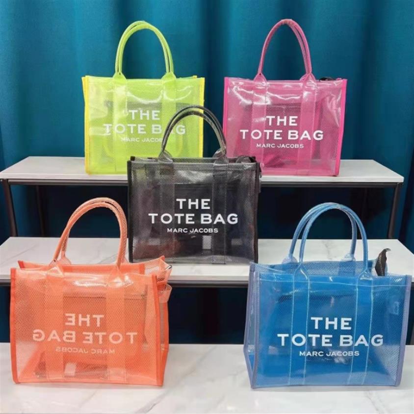 

Marc tote bag Womens candy colors ToteBags Fashion Shopper big capacity Shoulder Bags grenadine letter Tote Handbags253a