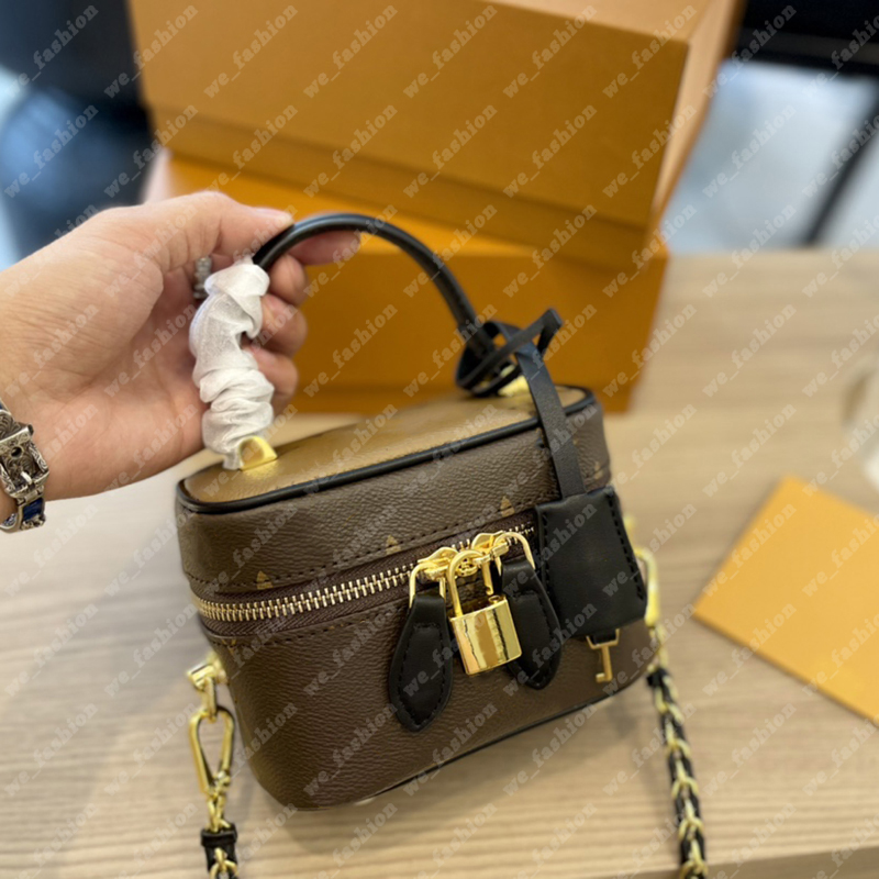 Maquillage caisses d'épaule Sac Femmes Dasteur boîtier Vanité PM sac à main Scott Box Femme Luxurys Designers Sac Cosmetic Sacs Pourse designer