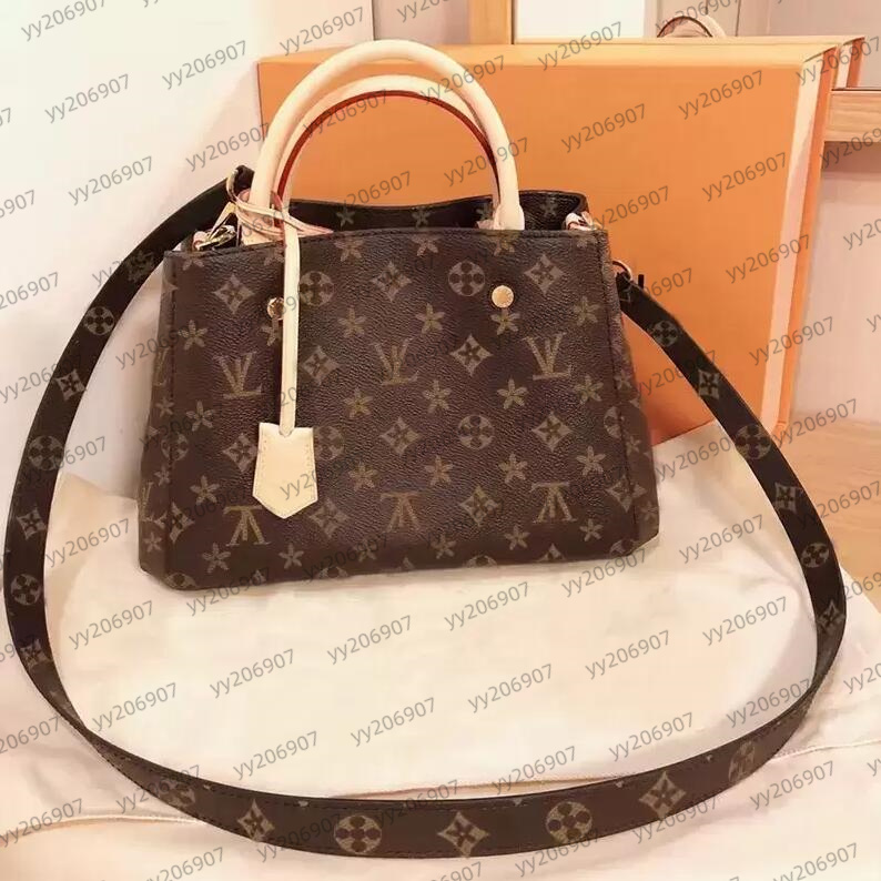 2023 Luxurys Designers ONTHEGO MM GM bag bags handbags M45321 Quality Ladies Chain Shoulder Patent Leather Diamond Evening wallet luxurybag