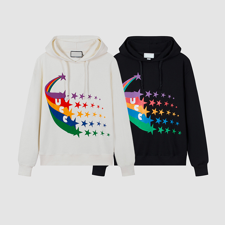 

Sweatshirts for Men Letter Printed Hoodies High Fashion Long Sleeve Pullovers with Pockects