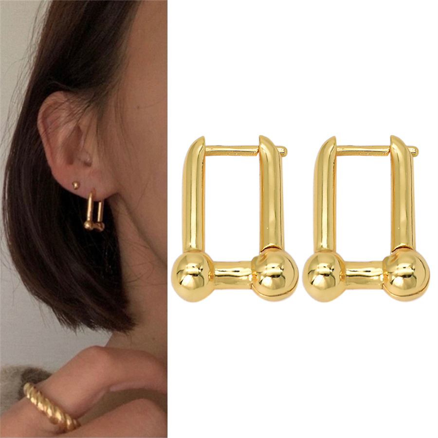 2022 Nouveau Design Hoop Boucles D'oreilles Pour Femmes Lady Charms Stud Designer Boucle D'oreille 18K Plaqué Or De Luxe Rétro Indien De Haute Qu