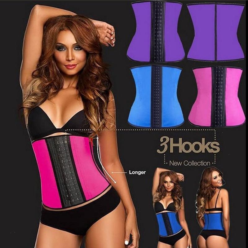 

Women Slimming Waist Trainer Body Shapers Tummy Reducing Shapewear Belly Sweat Strips Neoprene Sauna Corset Workout Trimmer Belt, Purple
