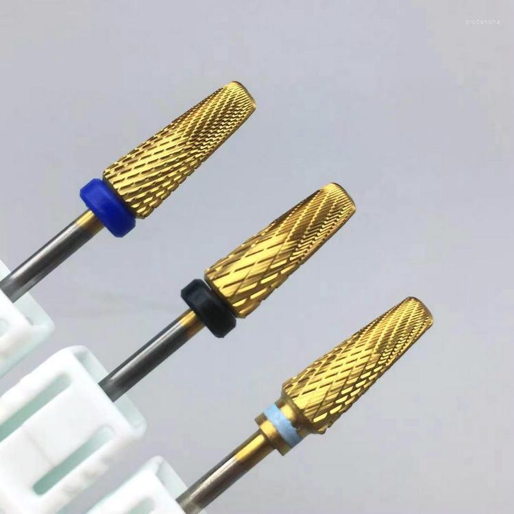 

Nail Art Equipment Brand 5 In 1 Tapered Carbide Drill Bit Remover Accessories Universal Handle Diameter 3/32 Tool Prud22