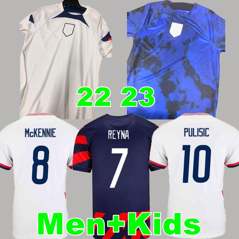 

2022 united states PULISIC MCKENNIE Soccer Jersey AARONSON PRESS Sargent MORGAN LLOYD America Football jerseys Shirt KIDS kit Men woman MUSAH UsAs Robinson, 22 23 away