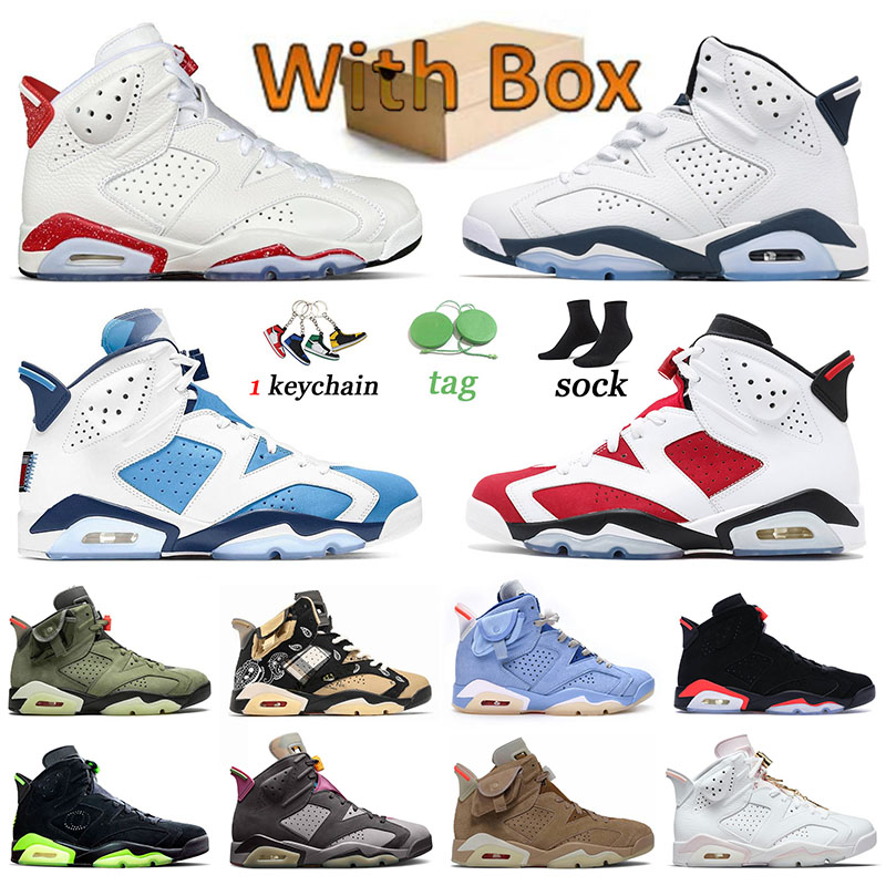 

Jumpman 6 Original Basketball Shoes Designer Women Men Red Oreo Bordeaux British Khaki Midnight Navy Electric Green Carmine Infrared 6s Sports Sneakers Trainers, 36-40 millennial pink