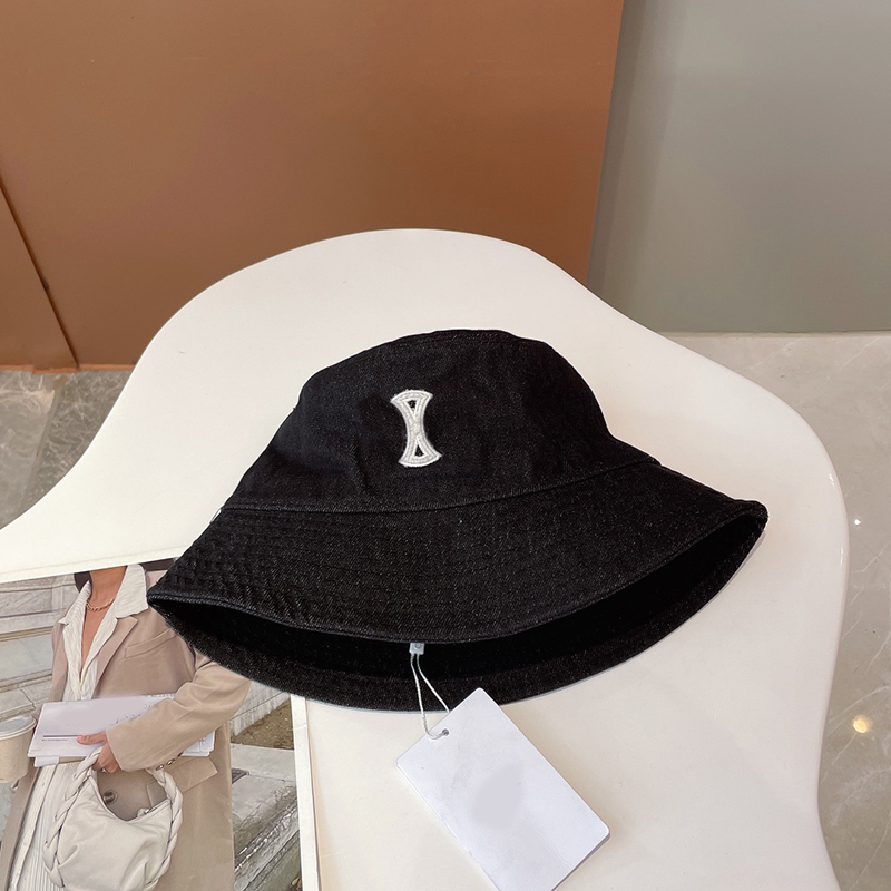 

Designer Men Womens Bucket Hats Luxurys Designers Fitted Hat Fashion Sunhat Women Sport Outdoor Embroidery Baseball Caps Casquette, Blue