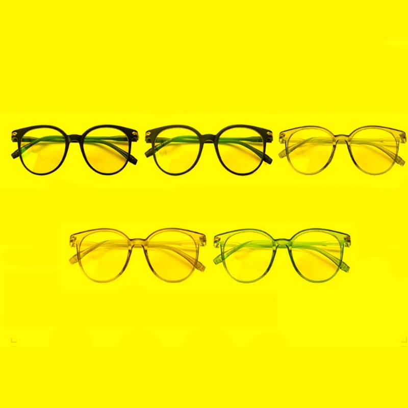 

Sunglasses Computer Glasses Women Metal Anti Blue Light Clear Lens Round Transparent Optical Spectacle EyeglassSunglasses