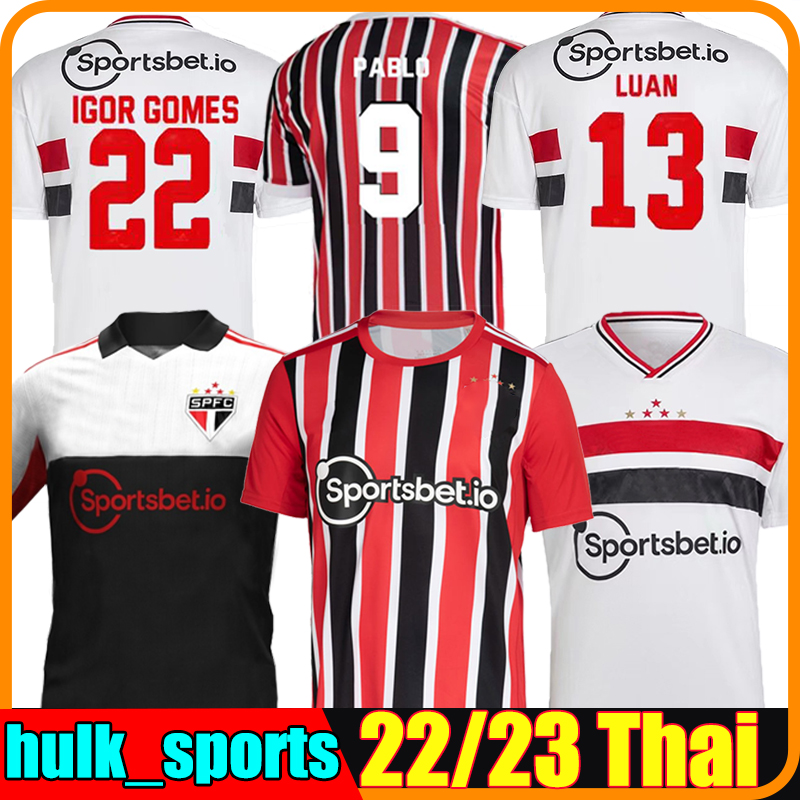 

22/23 Sao Paulo soccer jerseys LUCIANO MIRANDA Rafinha J.Calleri Eder ALISSONNIKAO GABRIEL G.SARA Camisa de futebol 2022 2023 Men Wome Kids kits football shirts, 22-23 home kids