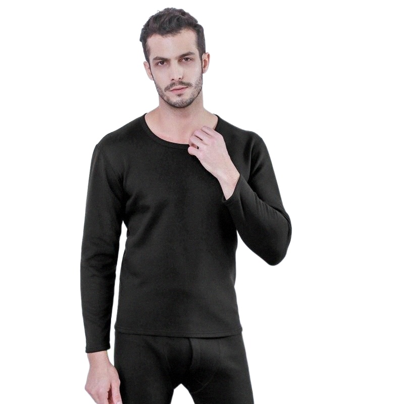 men's Thermal Underwear DINGDNSHOW Long Johns Men Cotton Warm Winter Cloth Set Mid Rise Breathable Intimated Plus Size k5yK#-image-790026328