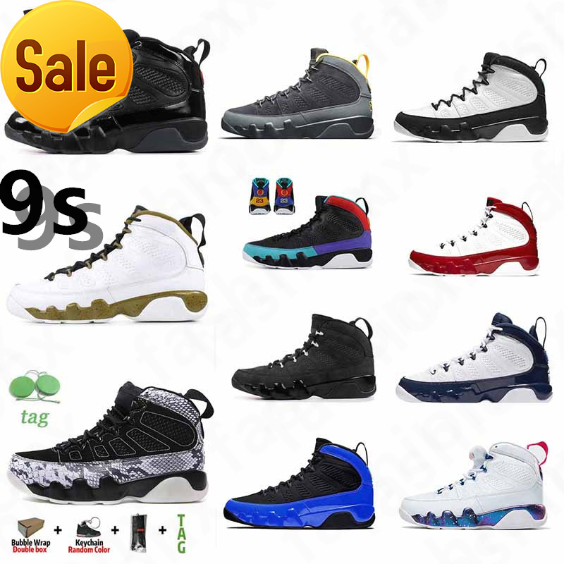 

2022 Arrival Mens 9 9s Jumpman Basketball Shoes University Gold Statue White Gym Red Change The World Unc Space Jam Dream It Do Retro Jorden, Customize