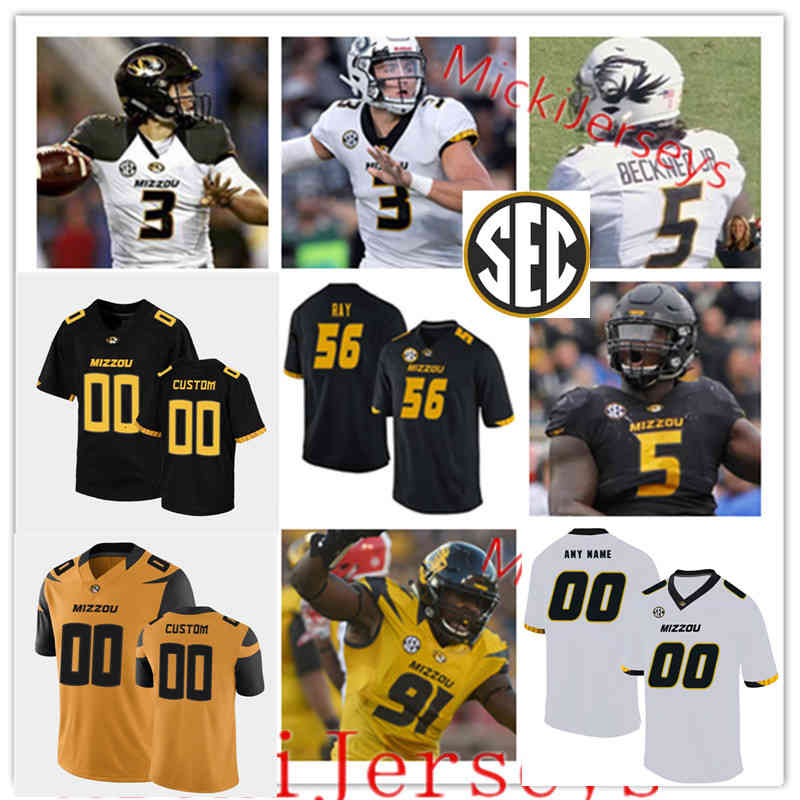 

Xflsp College Custom Missouri TG Stitched Football Jersey 74 Connor Tollison 14 Kris Abrams-Draine 29 Jamie Pettway 8 Ishmael Burdine 13 Daylan, Blackout