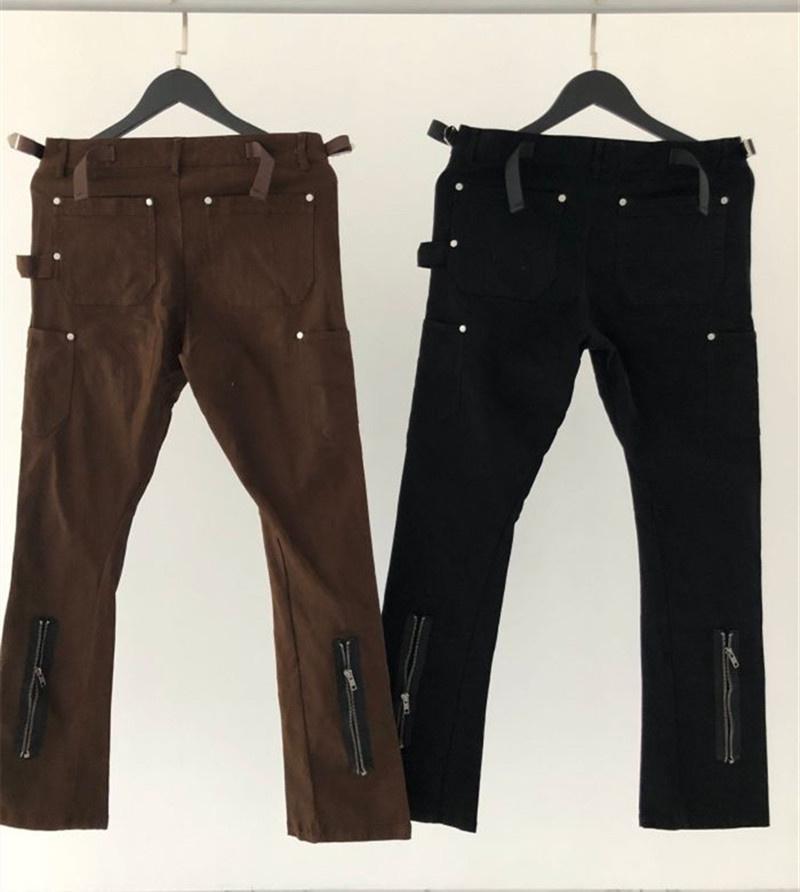 

Men' Pants Zipper VUJADE Cargo Women Men Jogger Slim Overalls Brown Black Track VUJA DE JoggersMen