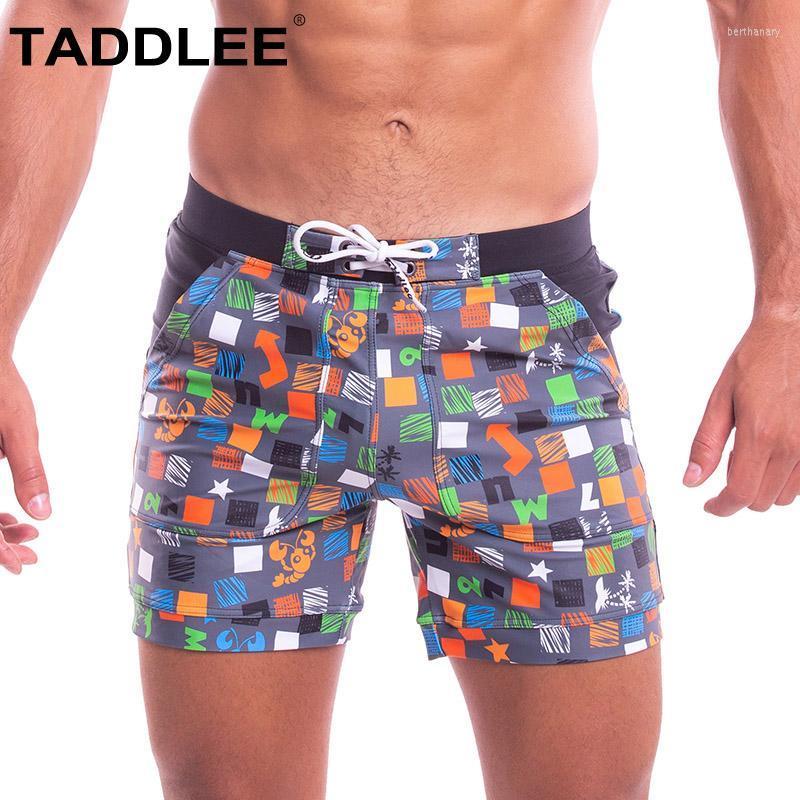 

Men' Shorts Taddlee Brand Swimwear Men Swimming Trunks Boxer Short Swimsuits Brief Bikini Gay Bathing Suit Surf Boardshorts Plus SizeMen, Xf85