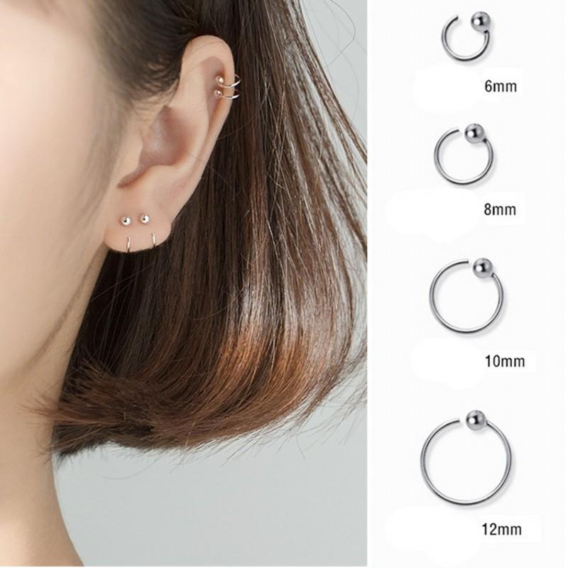 

Hoop & Huggie 2pcs Simple Earrings For Women Teens Girls Classic Trendy Retro Style Earring Hoops Ear Bone Fashion Jewelry GiftsHoop