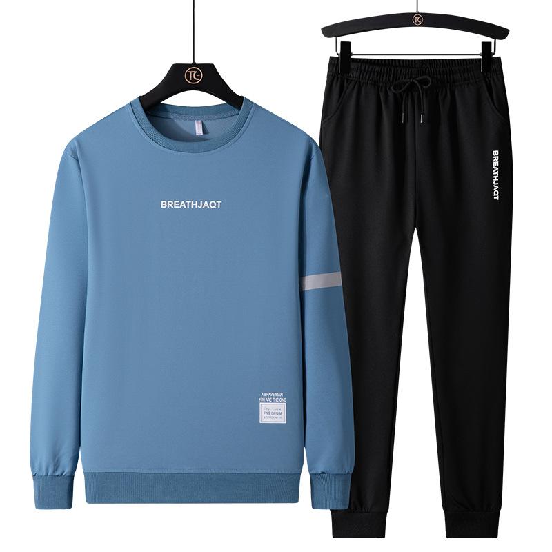 

Men's Tracksuits 2022 Sportswear Casual Spring Tracksuit Men Two Piece Set Pants Joggers Running Autumn Long Sleeve Korean Clothes, Gray