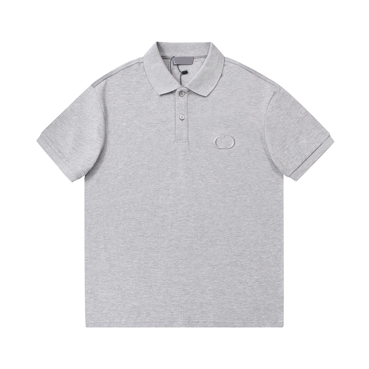 

Men's T-Shirts Round neck embroidered and printed polar style summer wear with street pure cotton 2ww