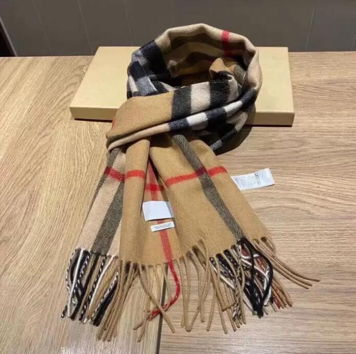 

2021 New top Women Man Designer Scarf fashion brand 100% Cashmere Scarves For Winter Womens and mens Long Wraps Size 180x30cm Christmas gift