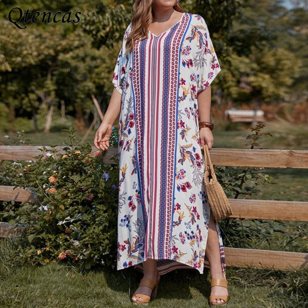 

Eid Moubarak Summer Dresses for Women Dubai Abaya Turkey Islam Muslim Holiday Long Dress Moroccan Kaftan Robe Musulmane Longue